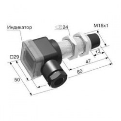 Индуктивный датчик ВБ2.18М.80.8.2.1.В