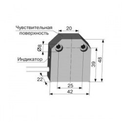 Индуктивный датчик ВБ2.38.хх.5.3.1.К