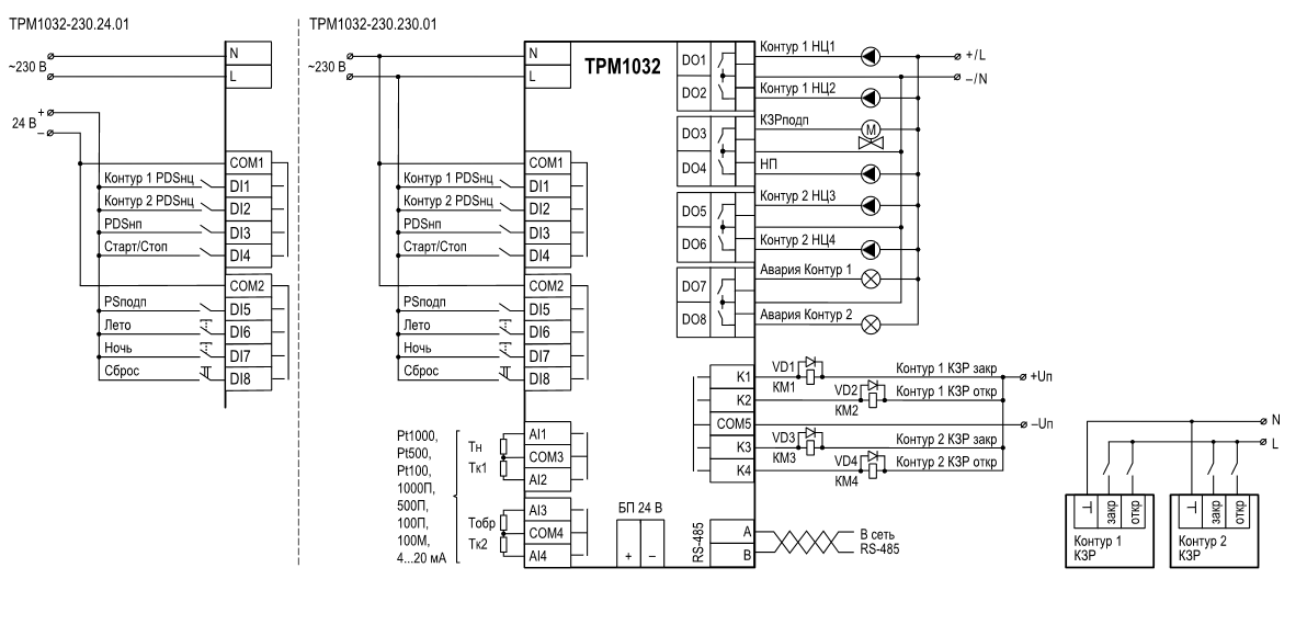 elekricheskaya cxema trm1032