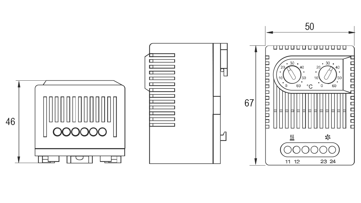 termoctati gabariti ct2